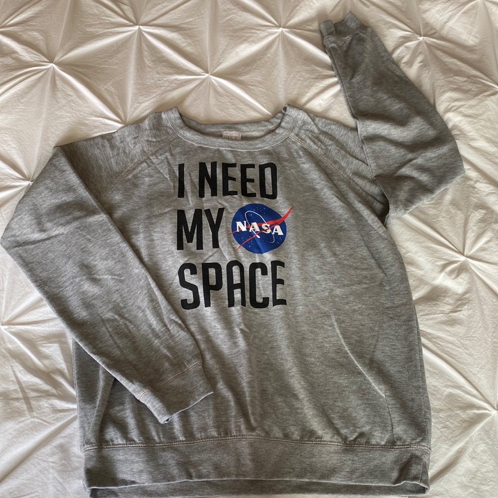 Nasa grey sweater